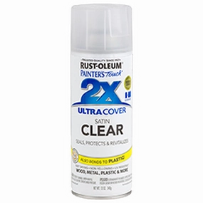 12 OZ Painter's Touch 2X Ultra Cover Clear Spray - Satin Clear