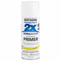 12 OZ Painter's Touch 2X Ultra Cover Primer Spray Paint - White Primer