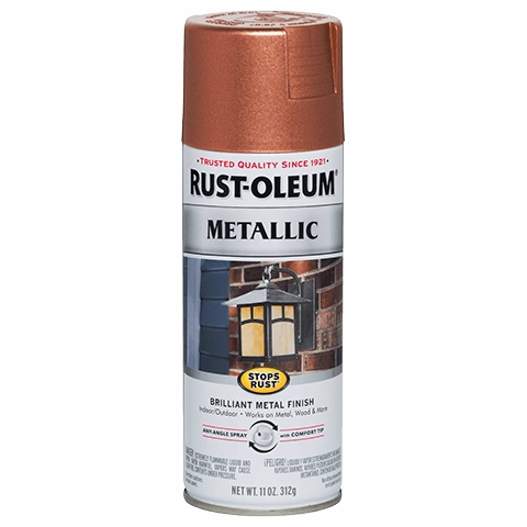 12 OZ Stops Rust Metallic Spray Paint - Copper