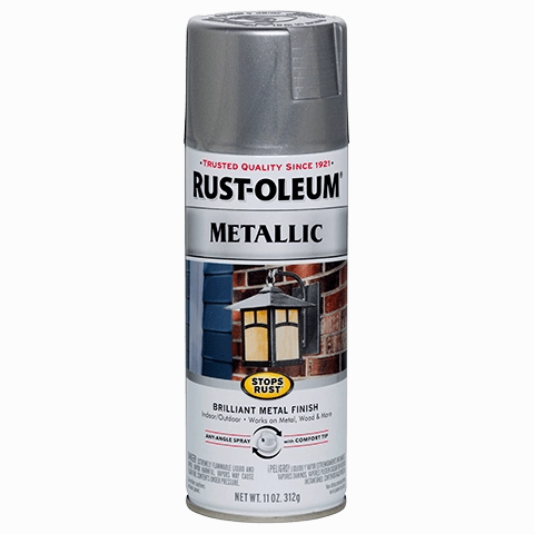 12 OZ Stops Rust Metallic Spray Paint - Silver