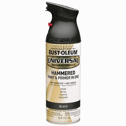 12 OZ Universal Hammered Spray Paint - Black
