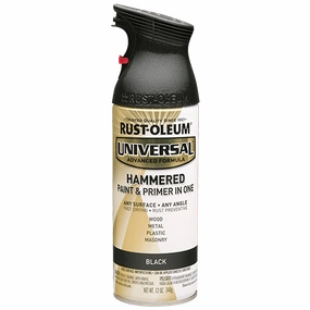 12 OZ Universal Hammered Spray Paint - Black