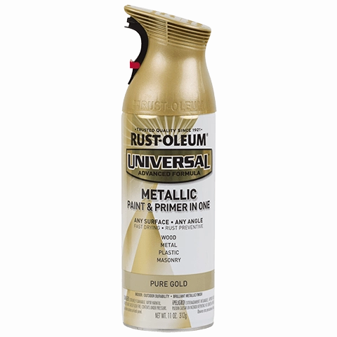 12 OZ Universal Metallic Spray Paint - Gold