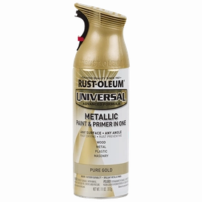 12 OZ Universal Metallic Spray Paint - Gold