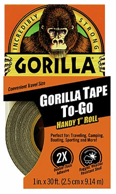 30 FT Gorilla Duct Tape To-Go - BLACK