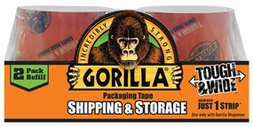 30 YD Tough & Wide Heavy Duty Packaging Tape Refill Rolls - 2 PACK
