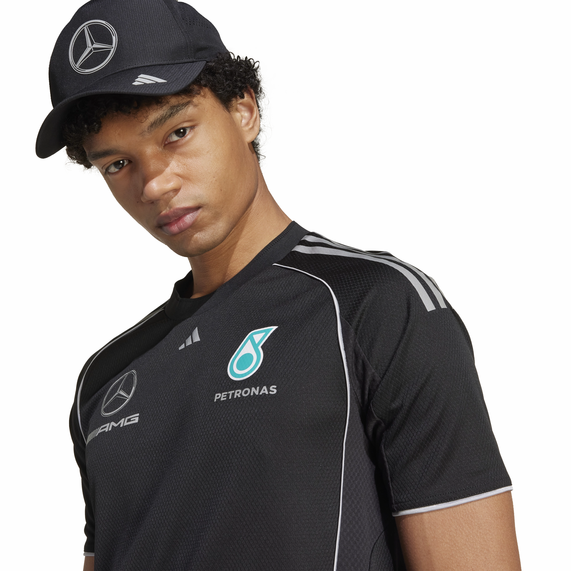   Mercedes AMG Petronas F1 Team Mechanics Jersey 'Black Reflective Silver'