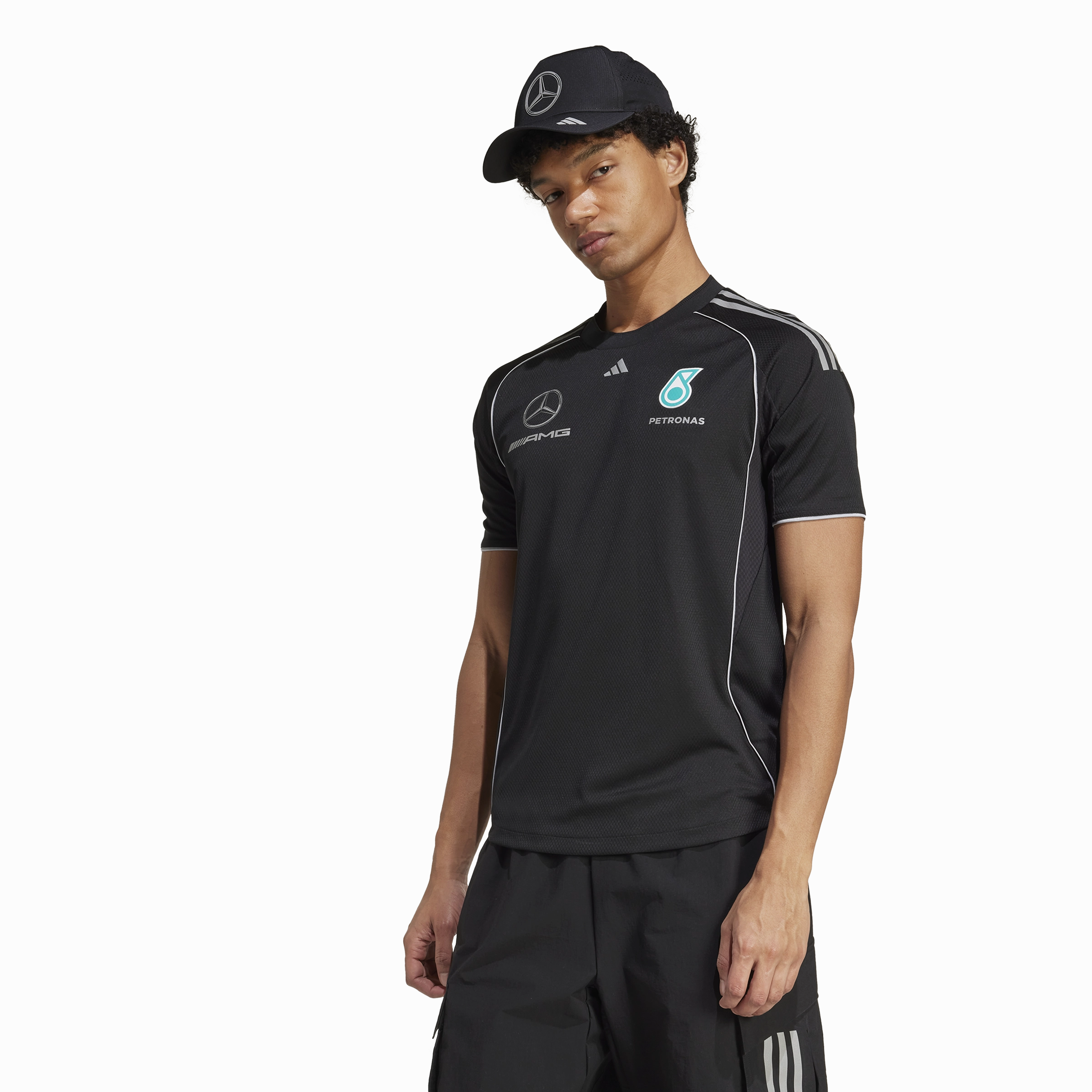   Mercedes AMG Petronas F1 Team Mechanics Jersey 'Black Reflective Silver'