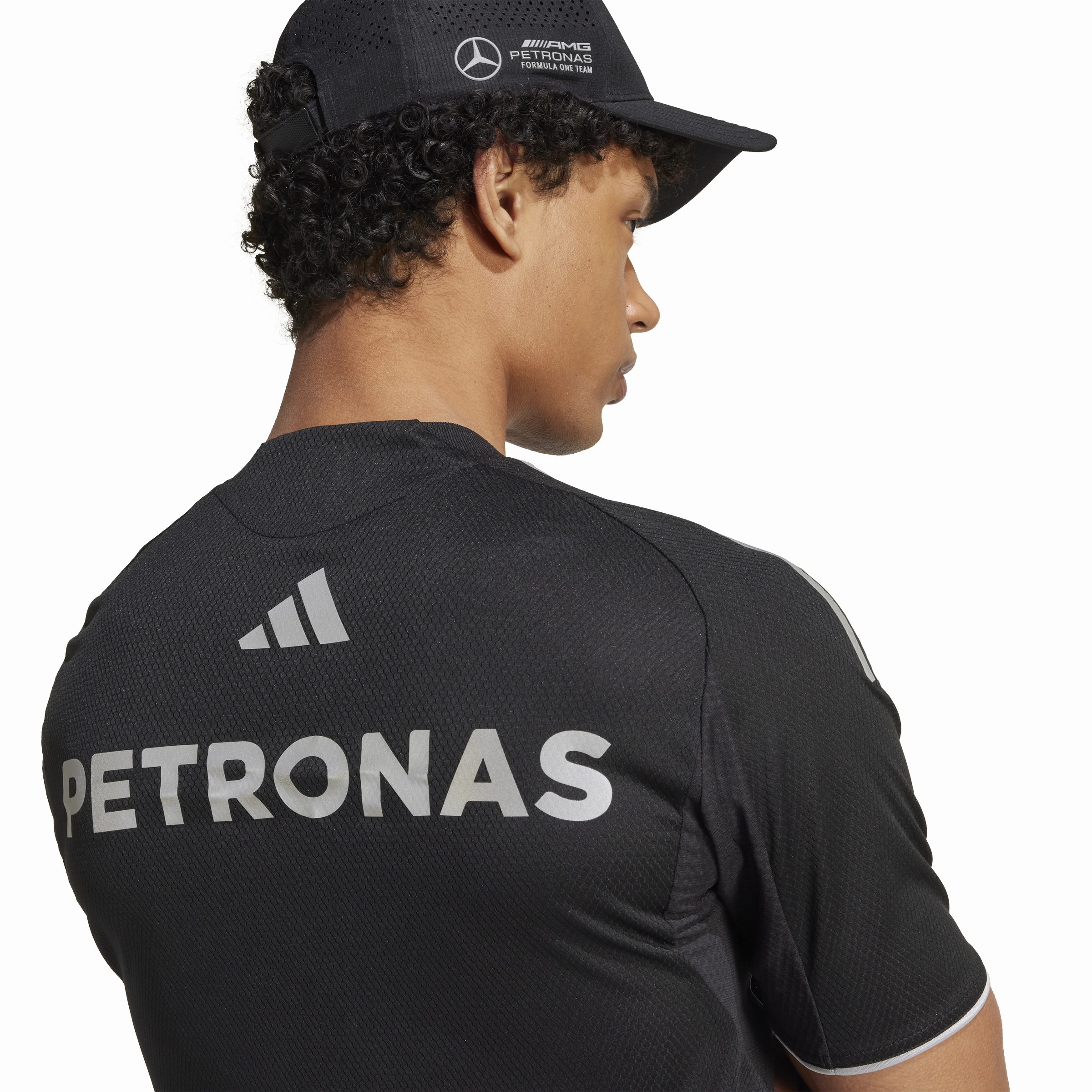   Mercedes AMG Petronas F1 Team Mechanics Jersey 'Black Reflective Silver'
