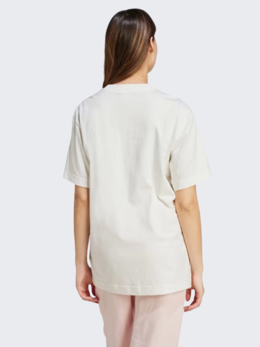 Adidas All Szn Women Sportswear T-Shirt Off White