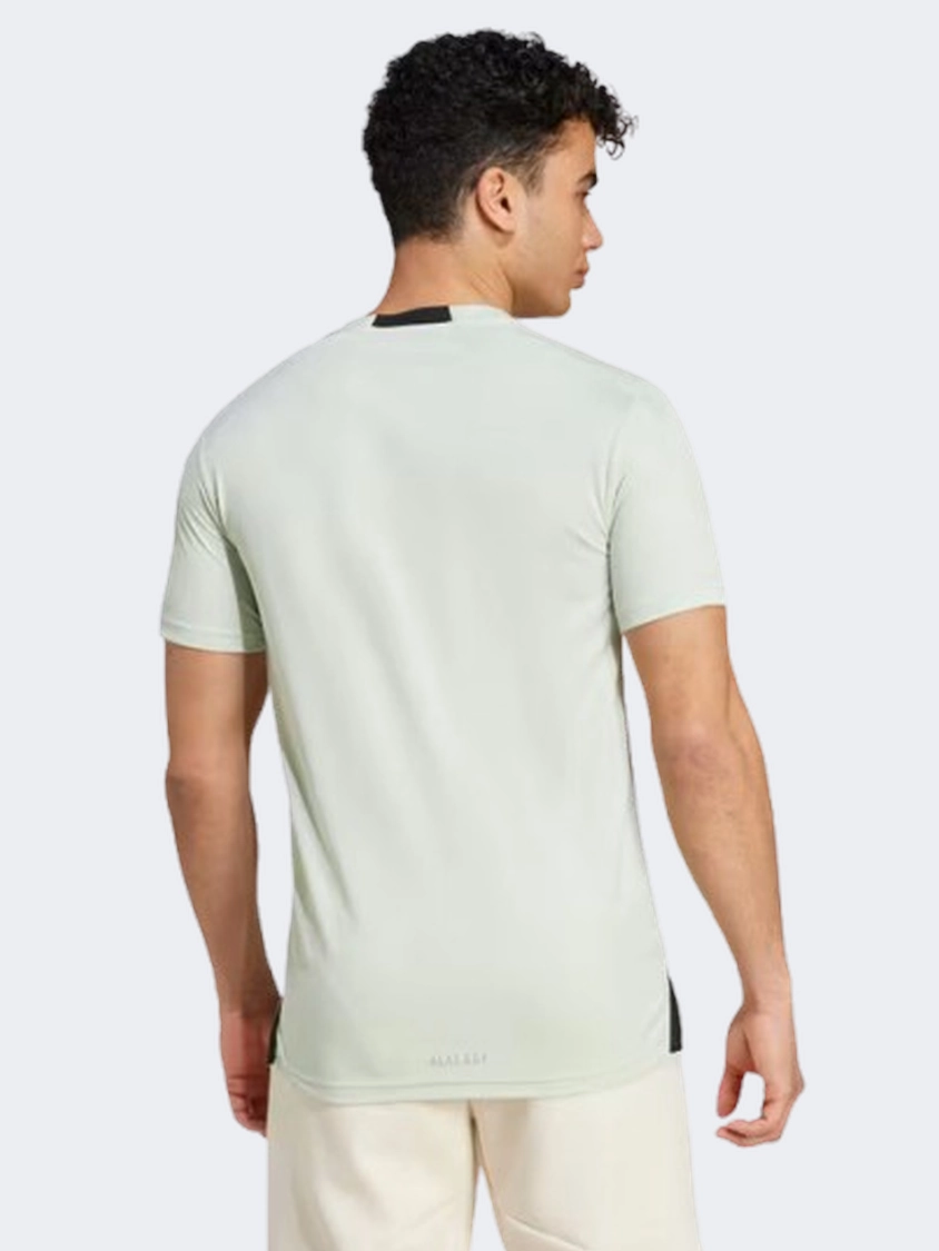 Adidas D4T Heatready Men training T-Shirt Linen Green