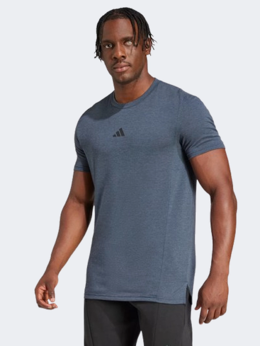 Adidas D4T Men Training T-Shirt Aurora Ink