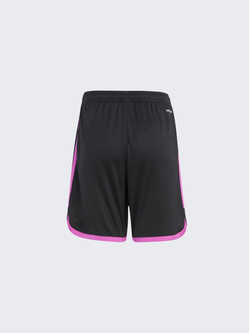 Adidas Fcb Away Kids-Unisex Football Short Black/Purple
