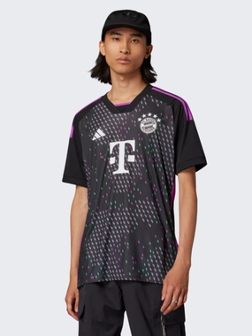 Adidas Fcb Away Men Football T-Shirt Black