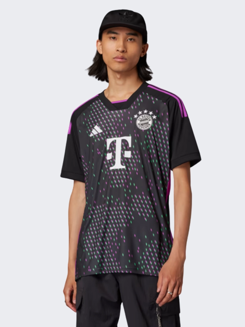 Adidas Fcb Away Men Football T-Shirt Black