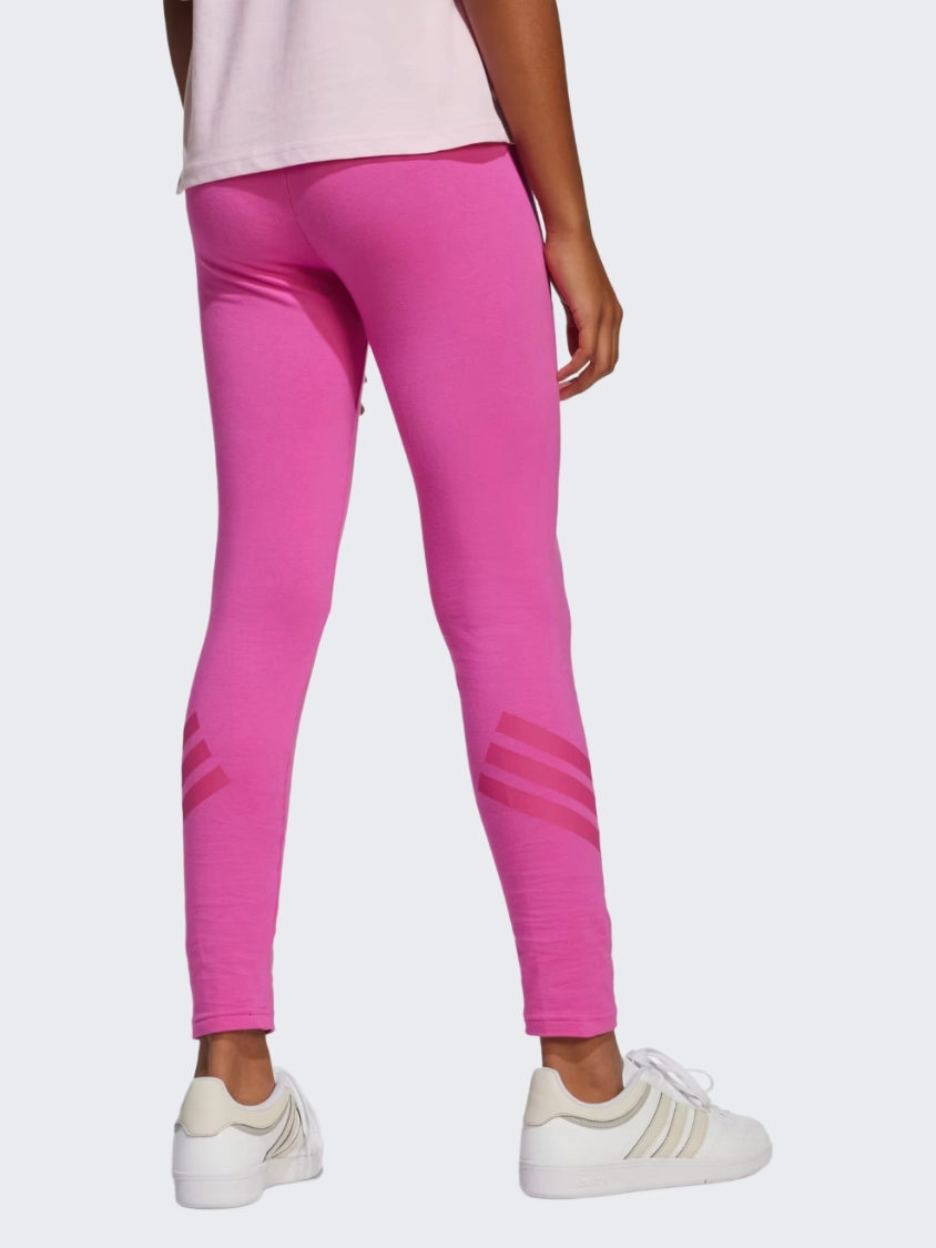 Adidas Future Icons 3 Stripes Kids-Girls Sportswear Tight Lucid Fuchsia