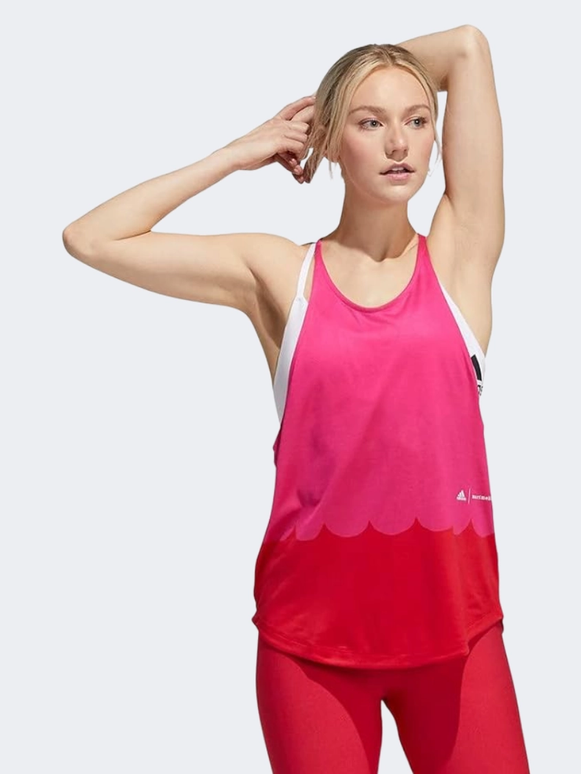 Adidas Marimekko Women Training Tank Pink