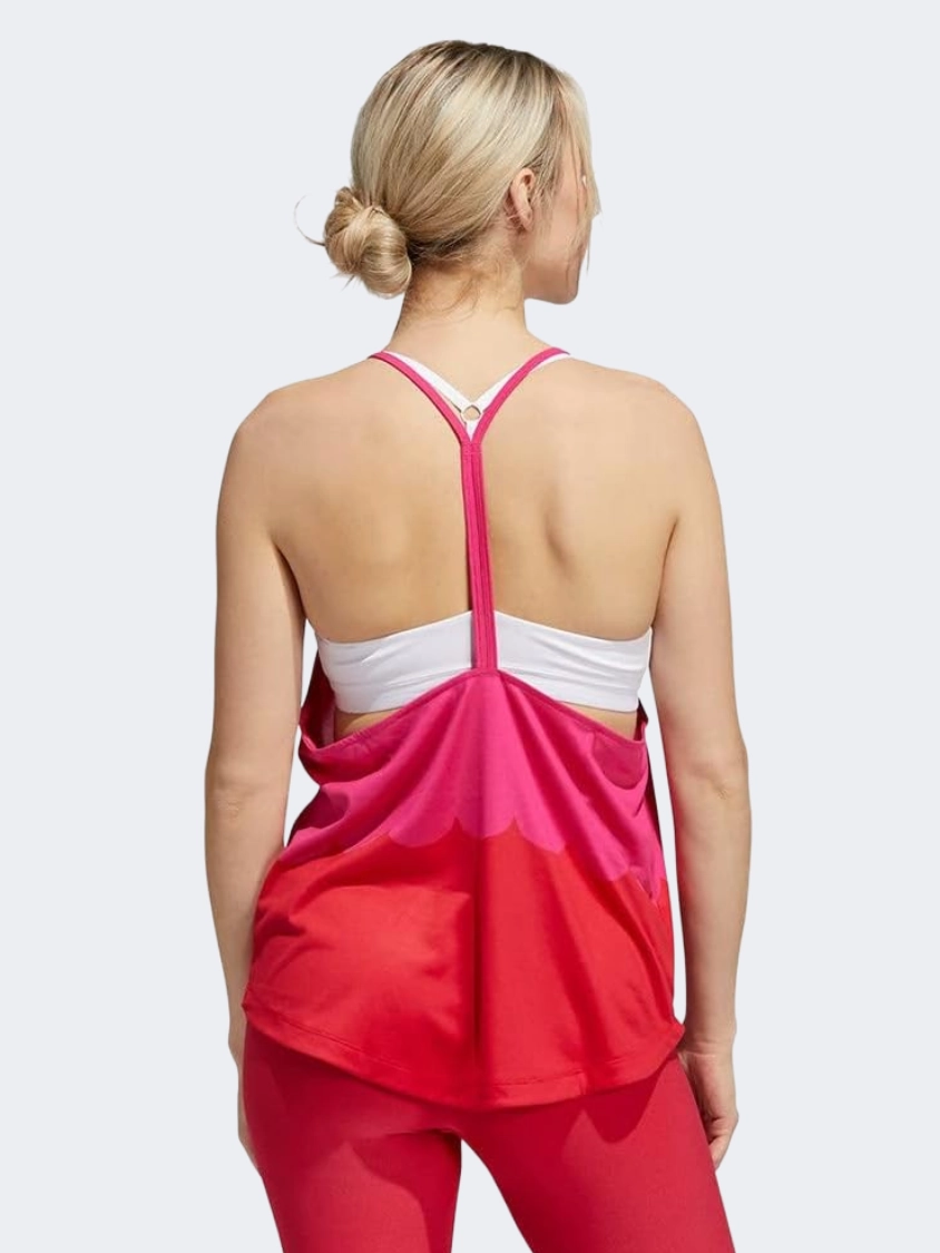 Adidas Marimekko Women Training Tank Pink