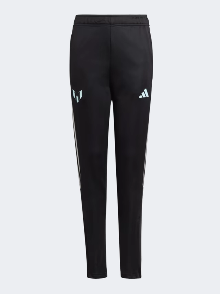 Adidas Messi Kids-Unisex Football Pant Black