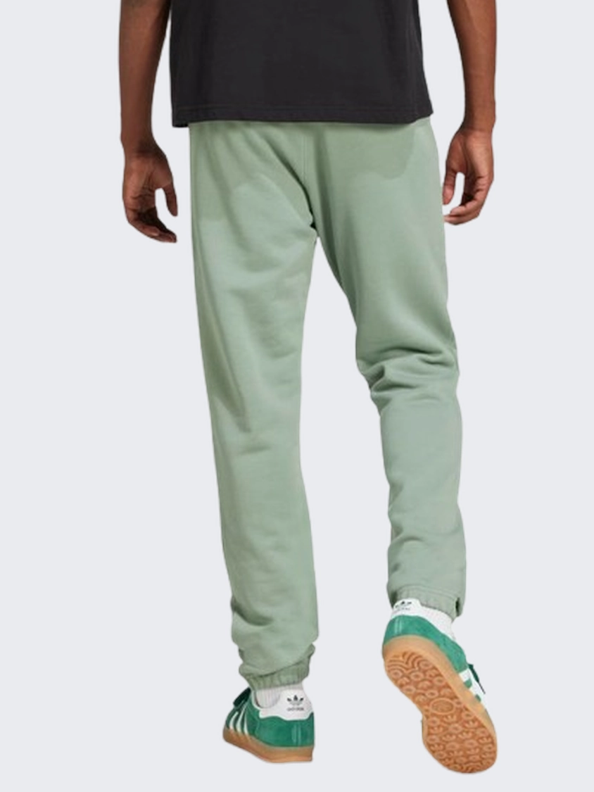 Adidas Trefoil Essentials French Terry  Men Original Pant Silver Green