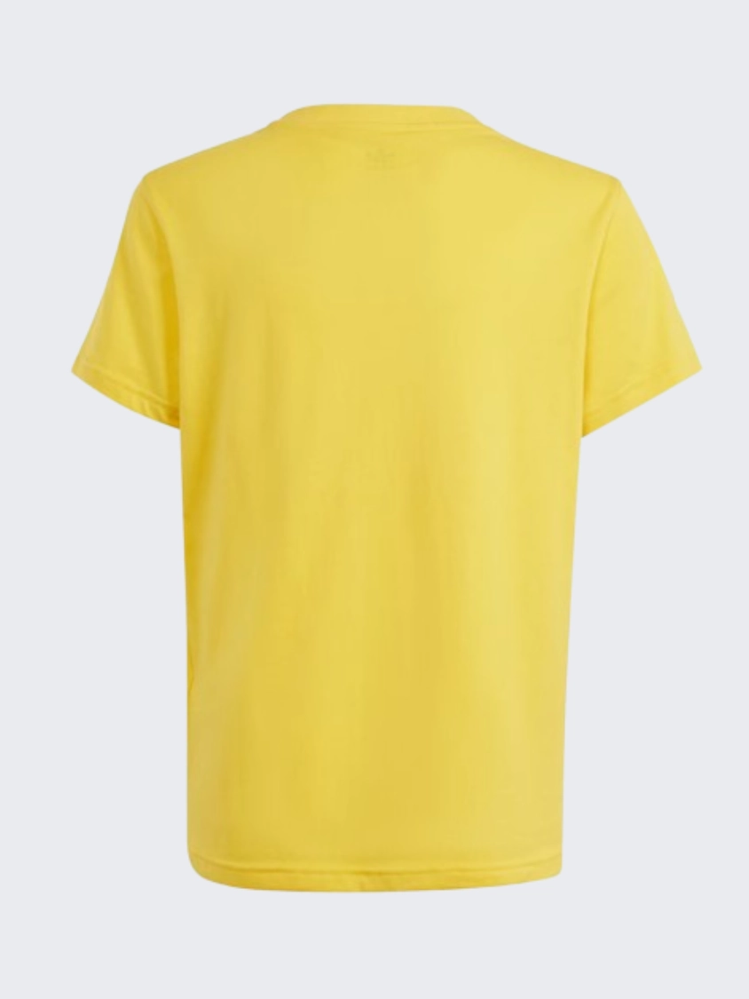 Adidas Trefoil Kids Original T-Shirt Bold Gold/White