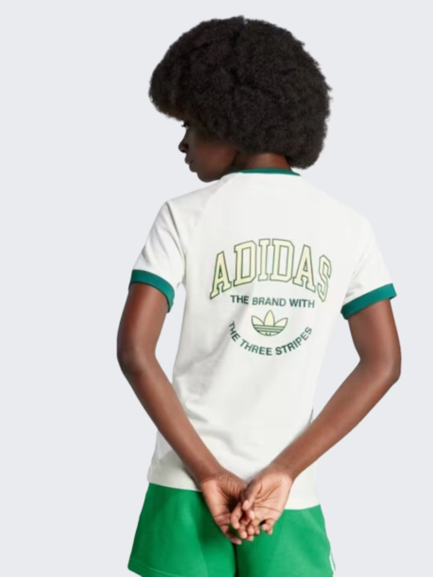 Adidas Vrct Women Original T-Shirt Off White
