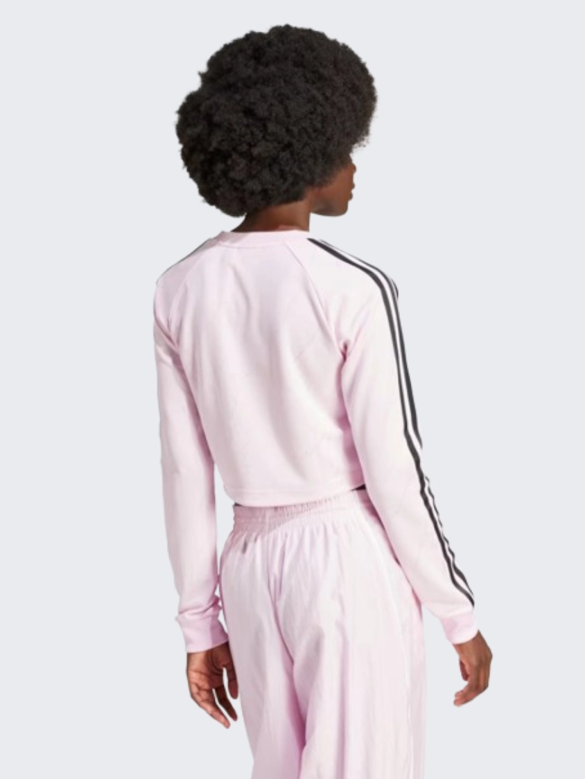 Adidas Women Original Long Sleeve Clear Pink/Black
