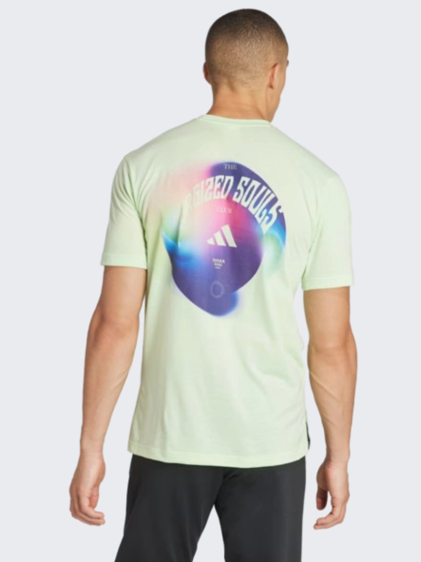 Adidas Yoga Men Training T-Shirt Semi Green Spark