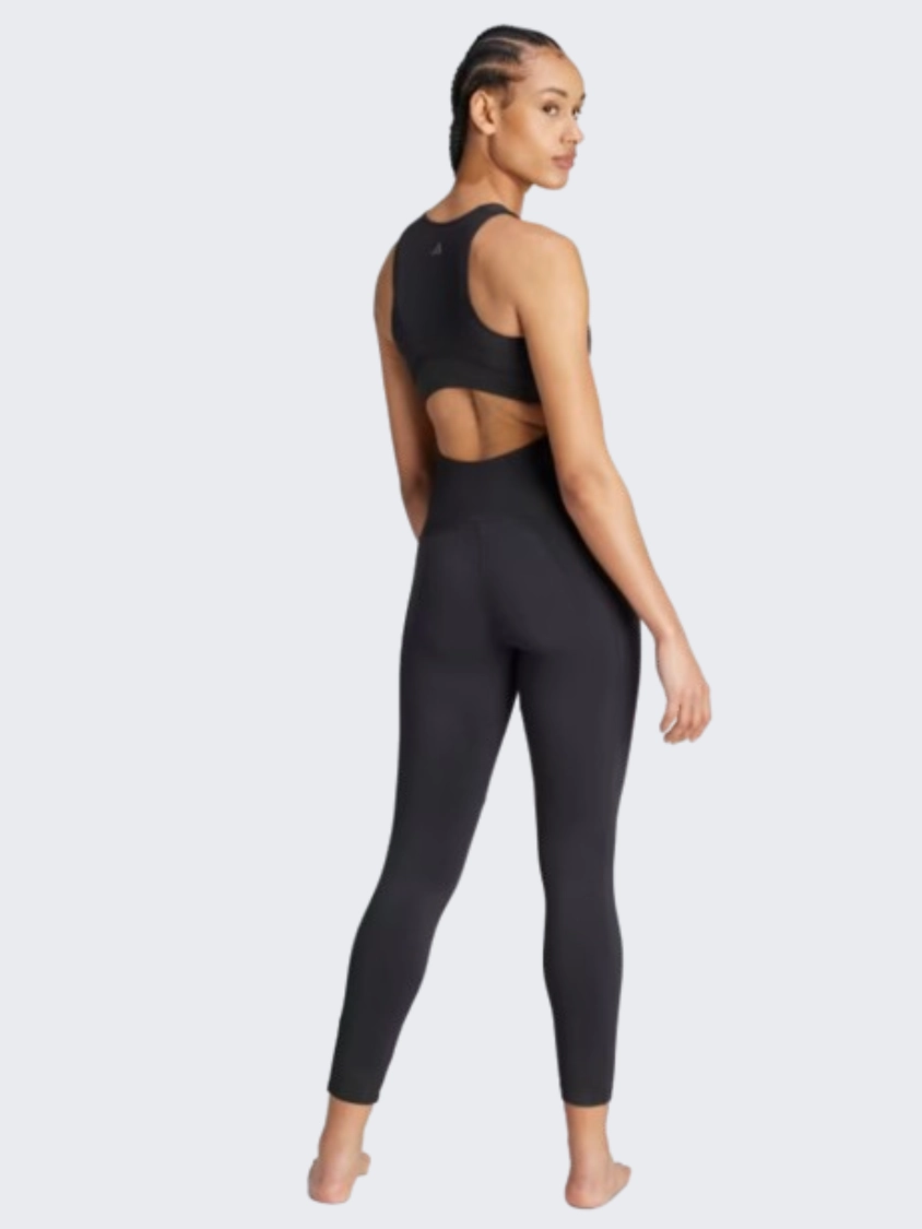 Adidas Yoga Onesie Women Training Body Suit Black/Grey