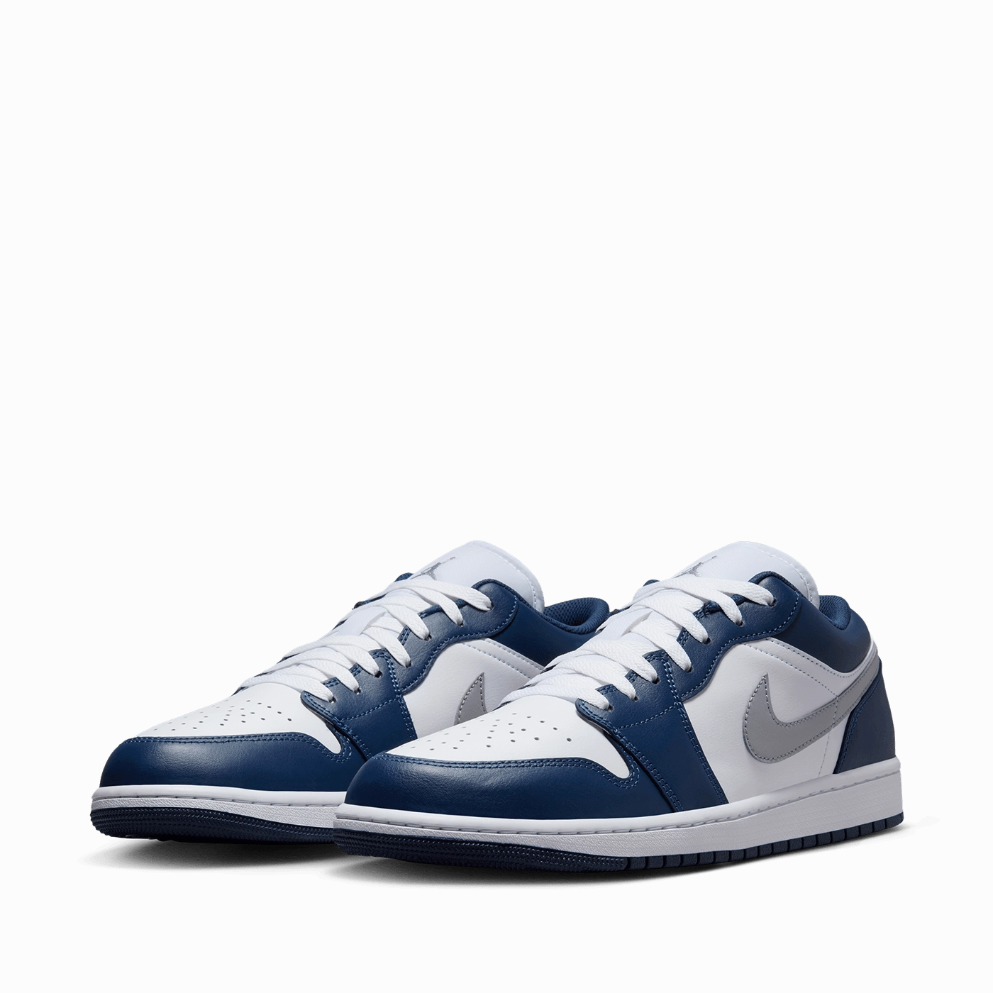 Air Jordan 1 Low 'White and Midnight Navy'
