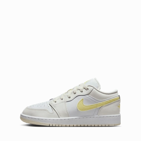 Air Jordan 1 Low GS 'Sail and Light Laser Orange'