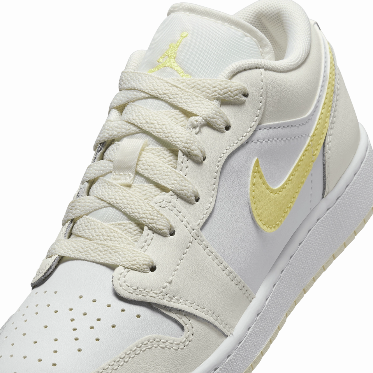 Air Jordan 1 Low GS 'Sail and Light Laser Orange'