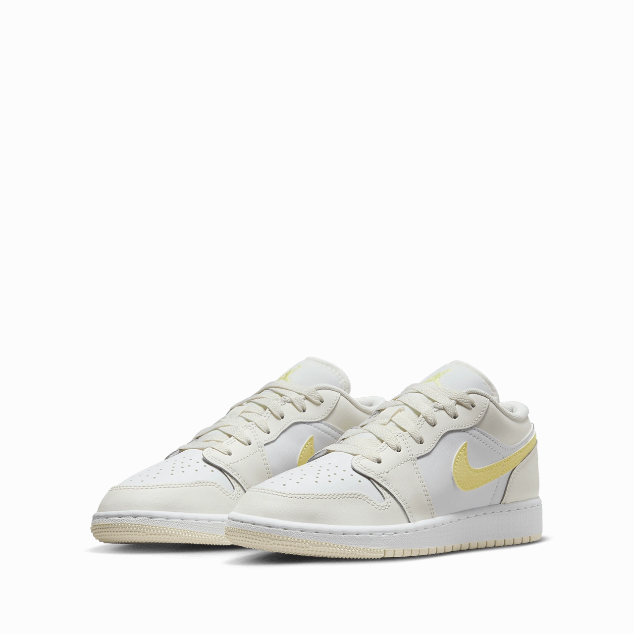 Air Jordan 1 Low GS 'Sail and Light Laser Orange'