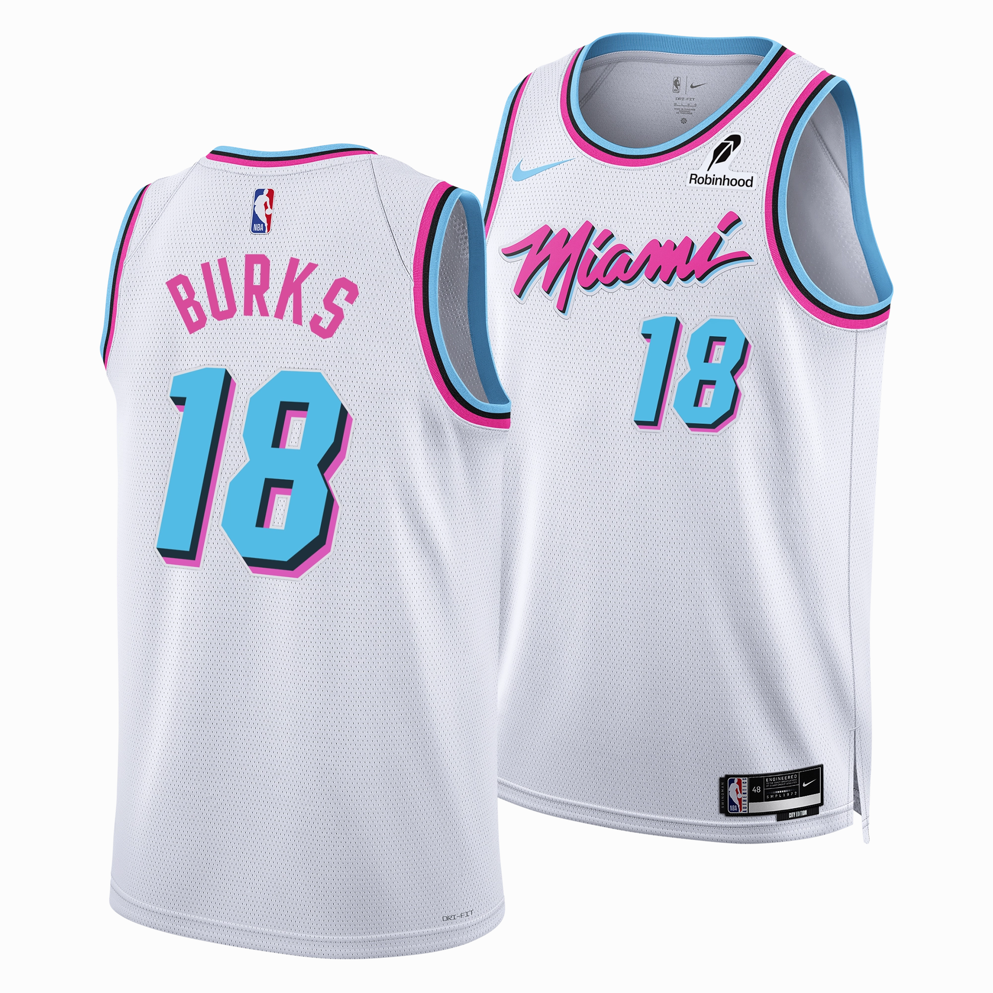Alec Burks Nike Original Vice Youth Swingman Jersey