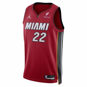 Andrew Wiggins Nike Jordan Brand Miami HEAT Statement Red Swingman Jersey
