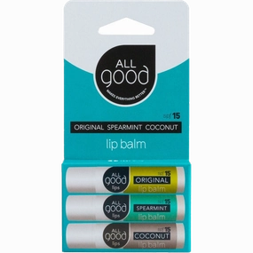 Assorted SPF 15 Lip Balms (3-Pack)