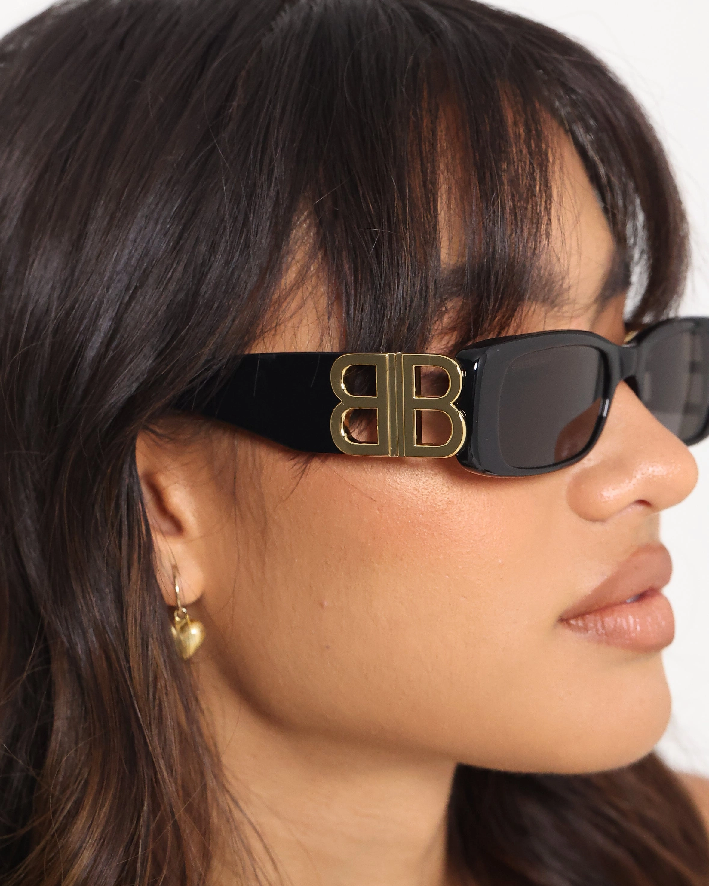 Balenciaga BB0096S001 Black/Gold