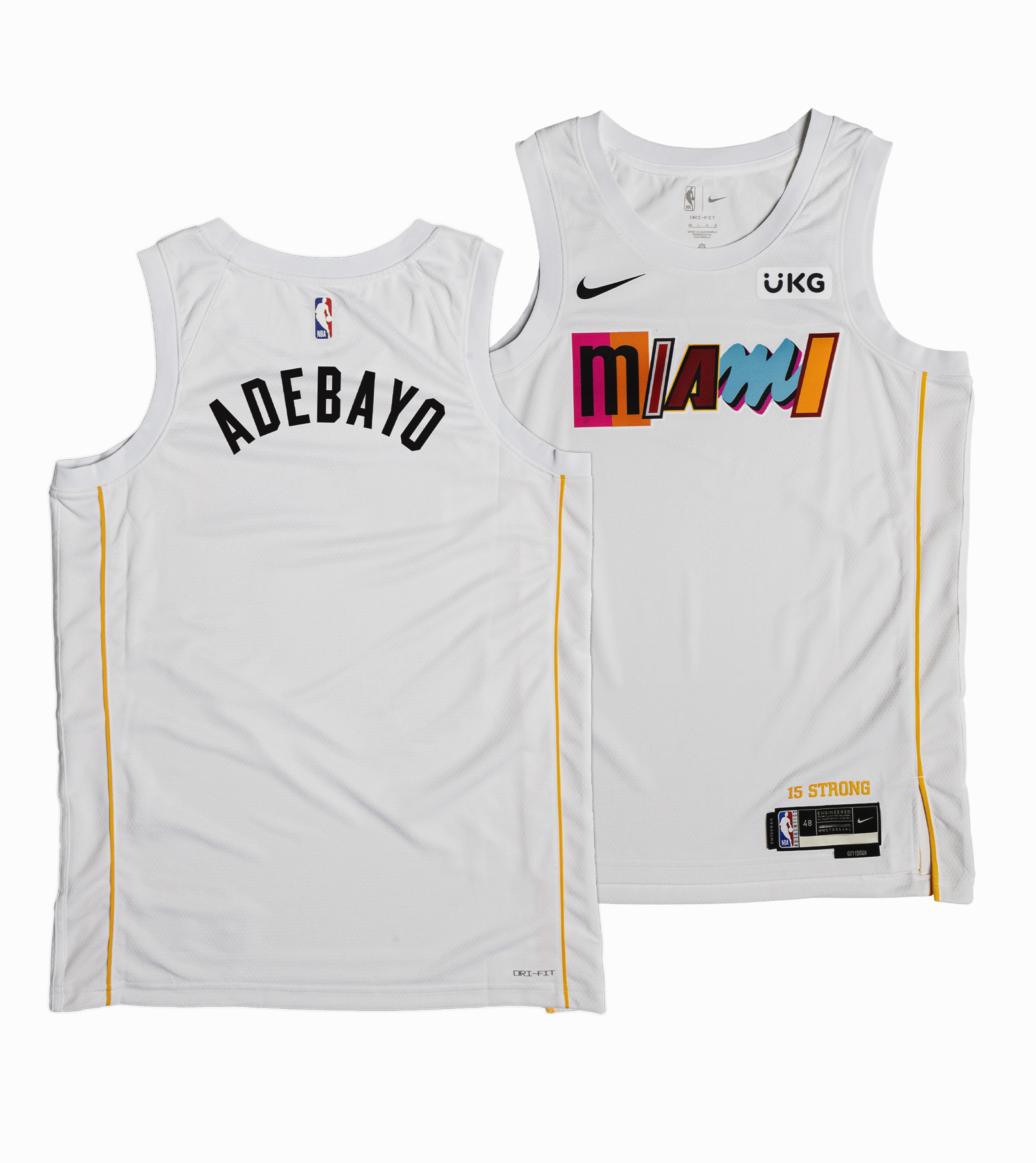 Bam Adebayo Nike Miami Mashup Vol. 2 Swingman Jersey - Custom Number Style