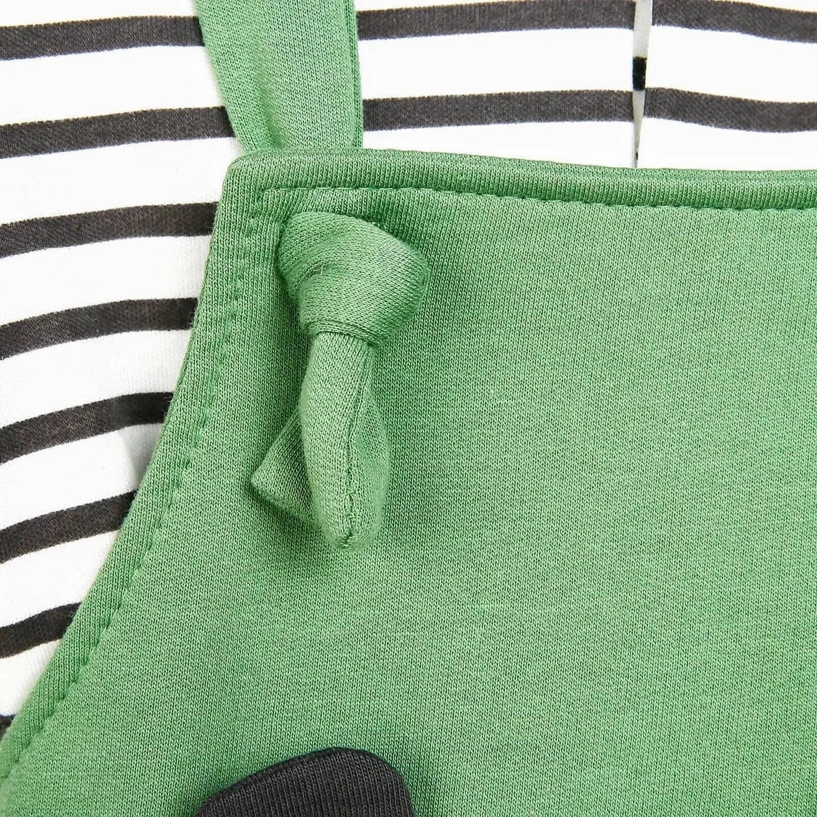 Bebbek Newborn Animals Holiday Overall - Green