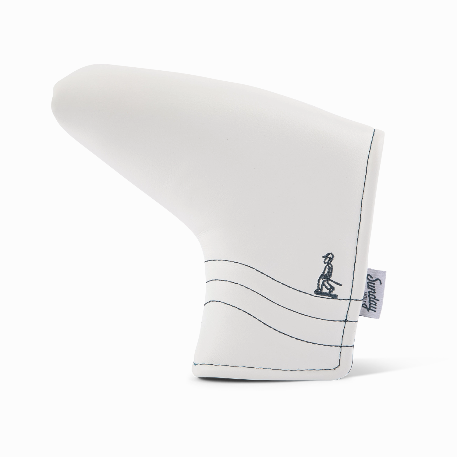 Blade Putter Headcover | White/Navy