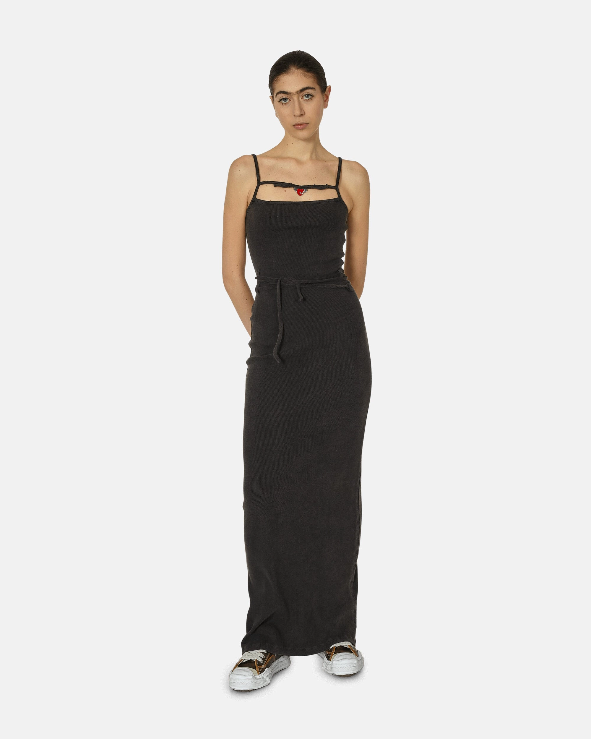 Charmed Rip Maxi Dress Black Wash