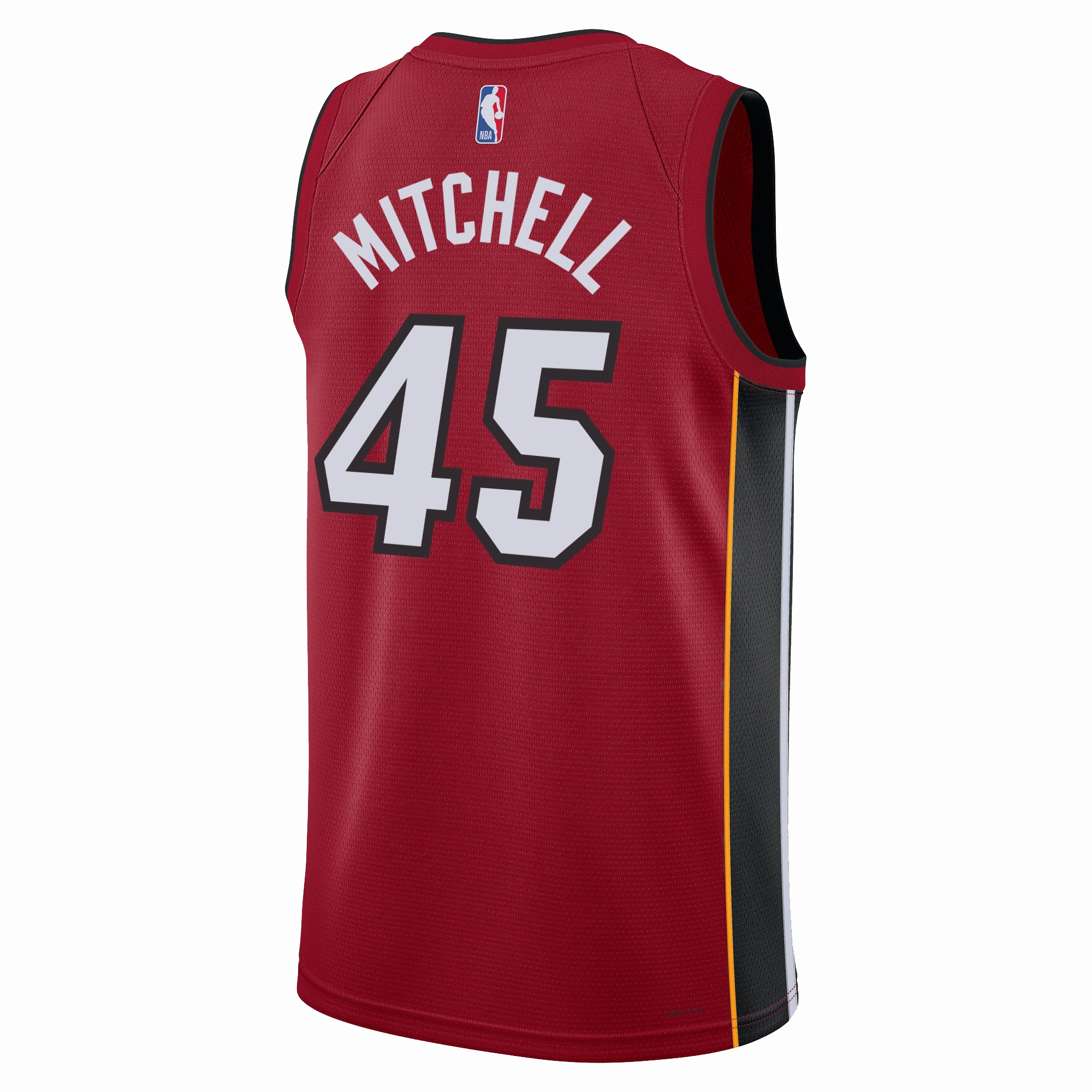 Davion Mitchell Nike Jordan Brand Miami HEAT Statement Red Swingman Youth Jersey