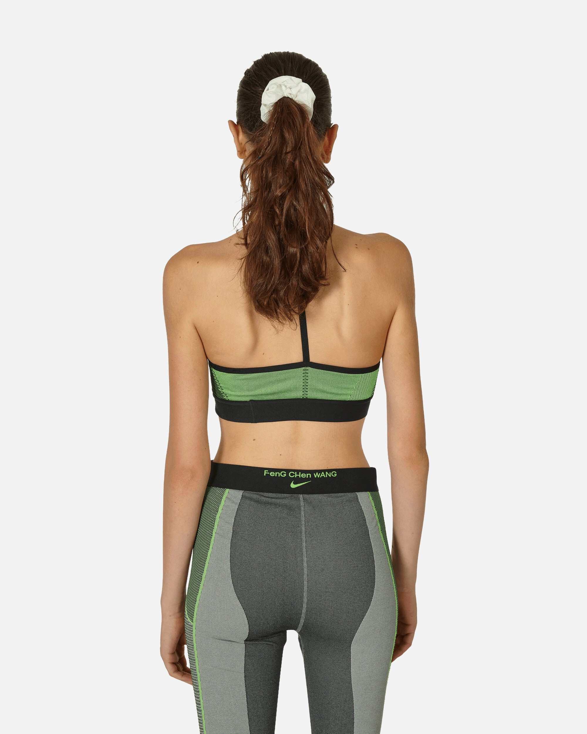 Feng Chen Wang Bra Black / Action Green