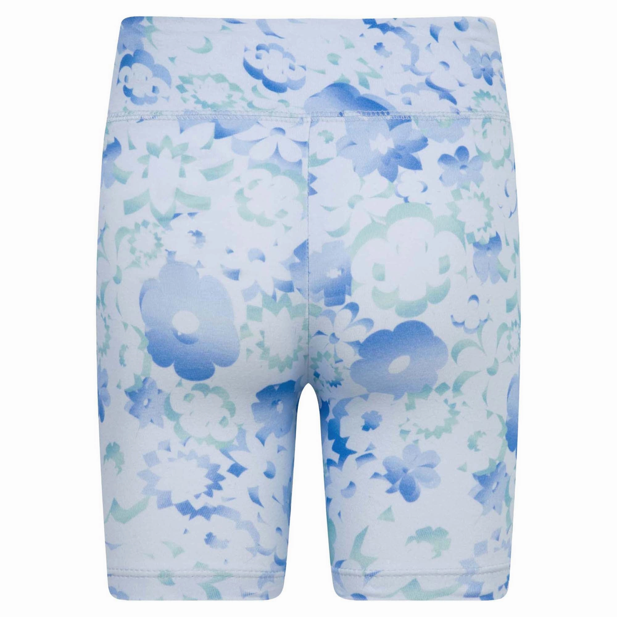 Girl's Flow-Ral All-Over Print Bike Shorts