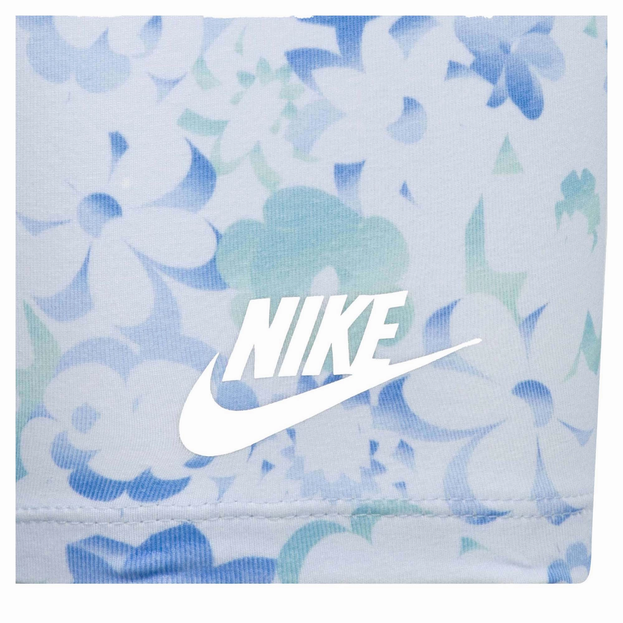 Girl's Flow-Ral All-Over Print Bike Shorts