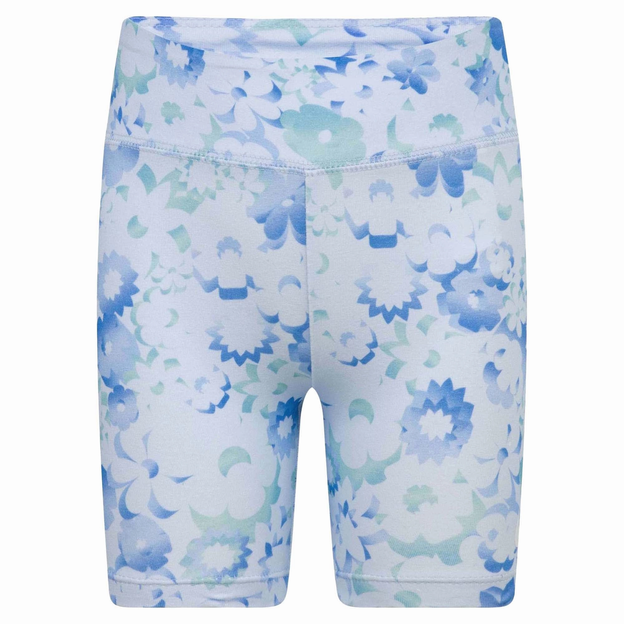 Girl's Flow-Ral All-Over Print Bike Shorts