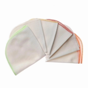 HelloBaby Newborn Mouth Wipes 6 pcs - Ecru