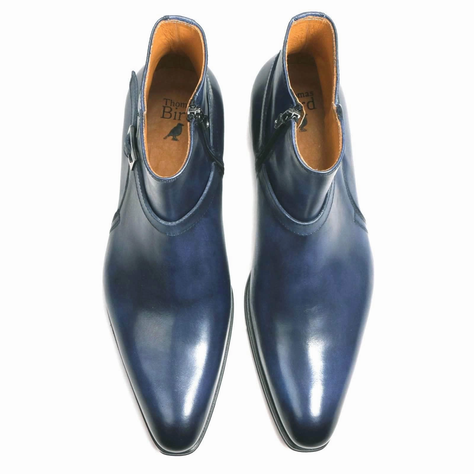 Jackson Jodhpur Zip Boot Blue