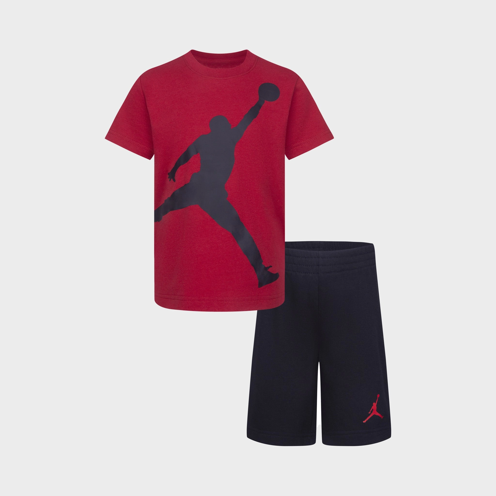 Jordan Child Boys' Jumbo Jumpman Shorts Set / Black