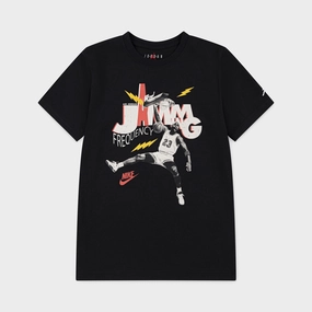Jordan Junior Boys' Jamming Graphic T-Shirt / Black